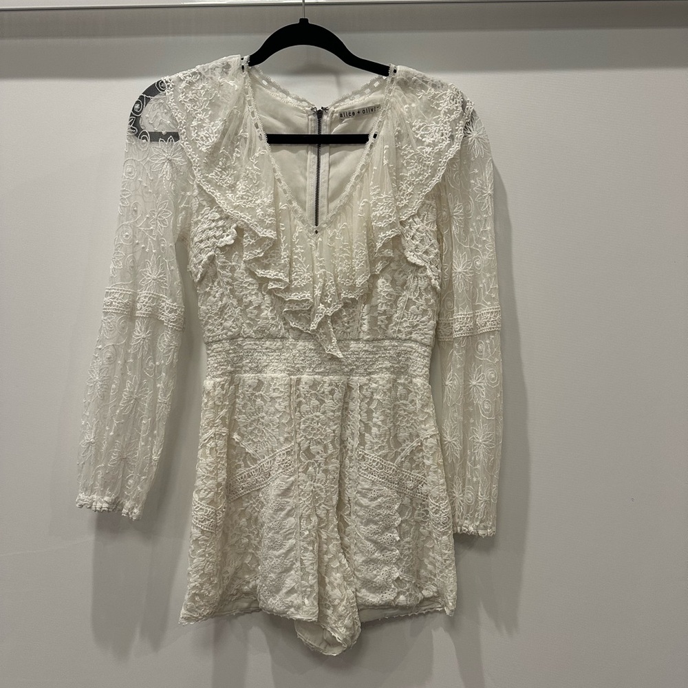 Elegant Lace Romper